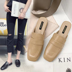 Damen elegante Mules mit schicker Schlaufenverzierung R&B