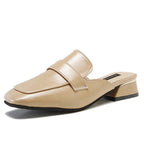 Damen elegante Mules mit schicker Schlaufenverzierung R&B