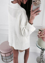 Damen lässige Strickjacke mit eleganten Knopfdetails und praktischen Taschen R&B