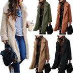 Damen Teddyfell Mantel R&B