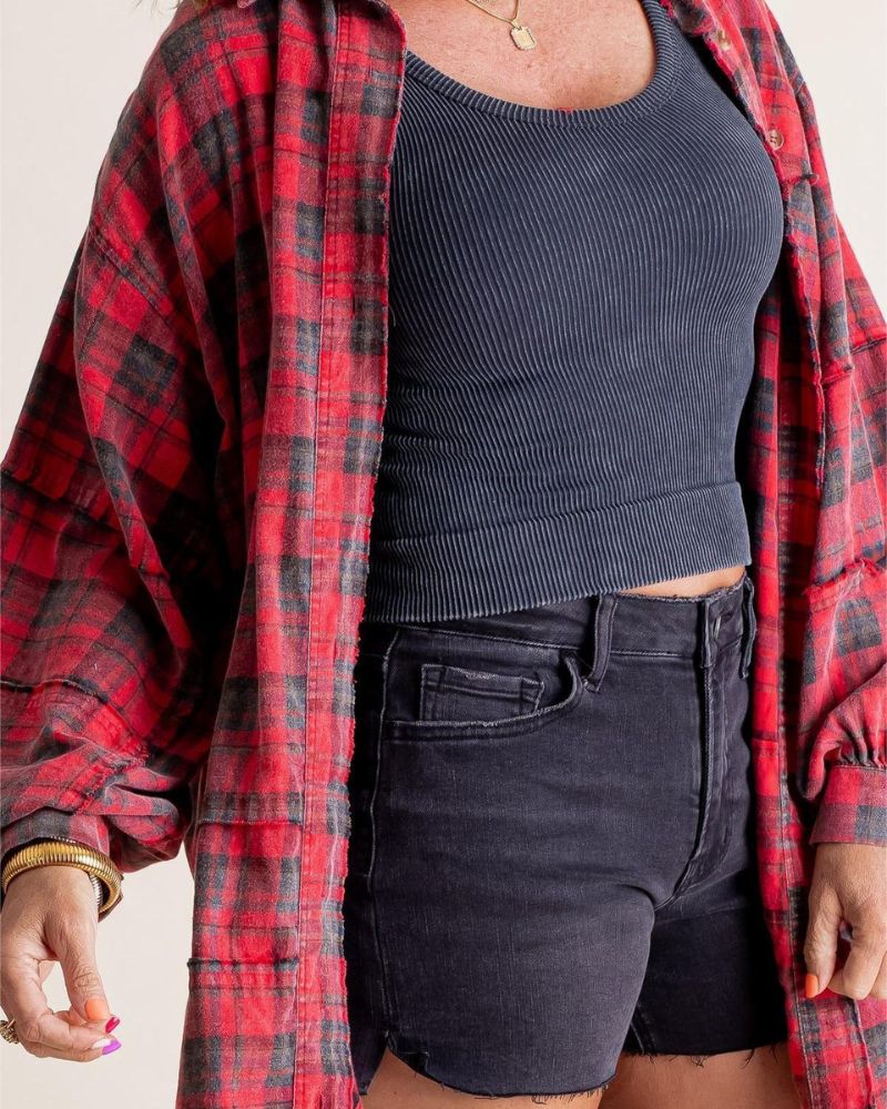 R&B | Stylische Übergreifende Flanelle