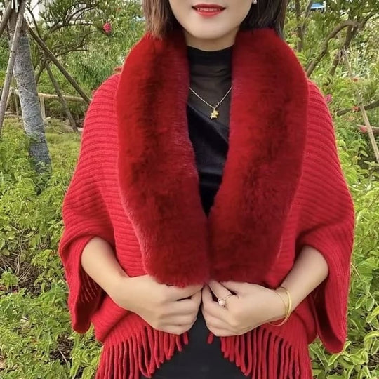 R&B | Stilvoll Gestrickter Schal für Frauen 