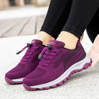 Damen Sportliche Laufschuhe mit atmungsaktiver Mesh-Oberfläche und innovativem Schnellschnürsystem R&B