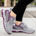 Damen Sportliche Laufschuhe mit atmungsaktiver Mesh-Oberfläche und innovativem Schnellschnürsystem R&B