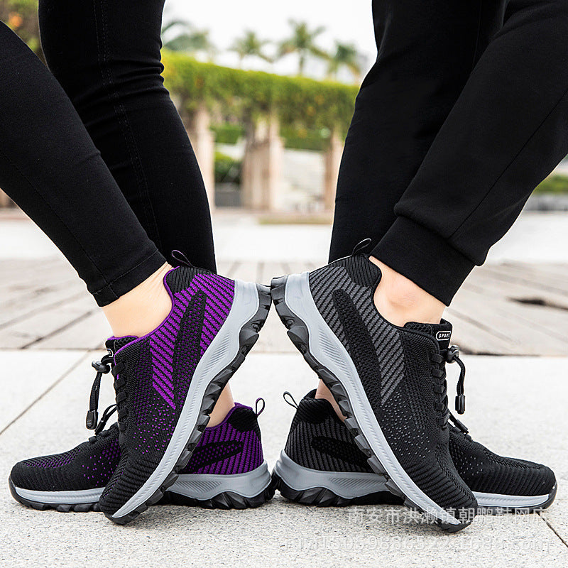 Damen Sportliche Laufschuhe mit atmungsaktiver Mesh-Oberfläche und innovativem Schnellschnürsystem R&B