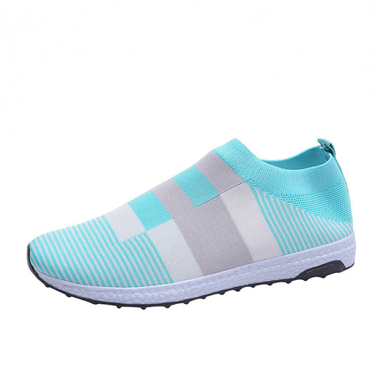 Damen Sportliche Slip-On Sneakers mit atmungsaktivem Obermaterial und rutschfester Sohle R&B