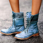 R&B | Elegante Stiefel Mit Schnürung Vorne