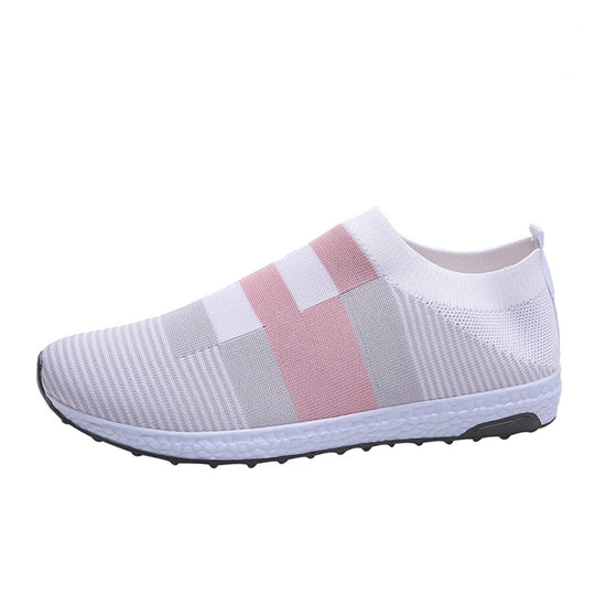 Damen Sportliche Slip-On Sneakers mit atmungsaktivem Obermaterial und rutschfester Sohle R&B