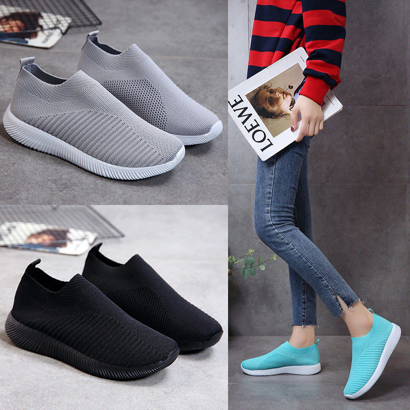 Damen Atmungsaktive und flexible Slip-On Sneakers R&B