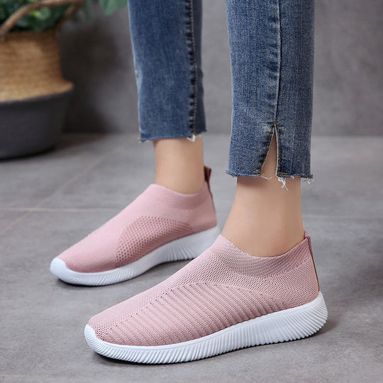 Damen Atmungsaktive und flexible Slip-On Sneakers R&B