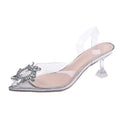 Damen Elegante Slingback-Pumps mit funkelndem Schmuckdetail R&B