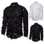 Herren Modisches Hemd mit strukturiertem Design R&B