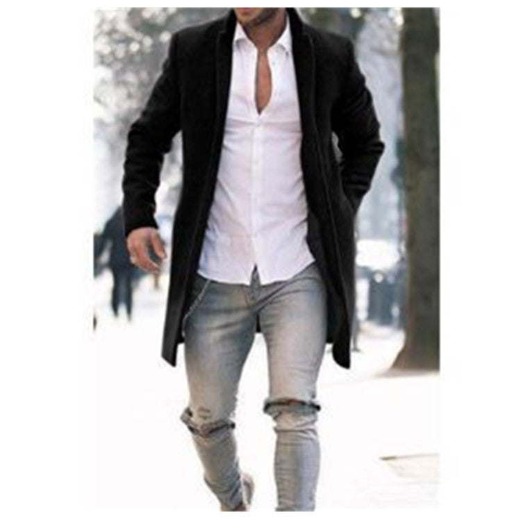 Herren edler wool-blazer mit schmalem Schnitt und stilvollen Details R&B
