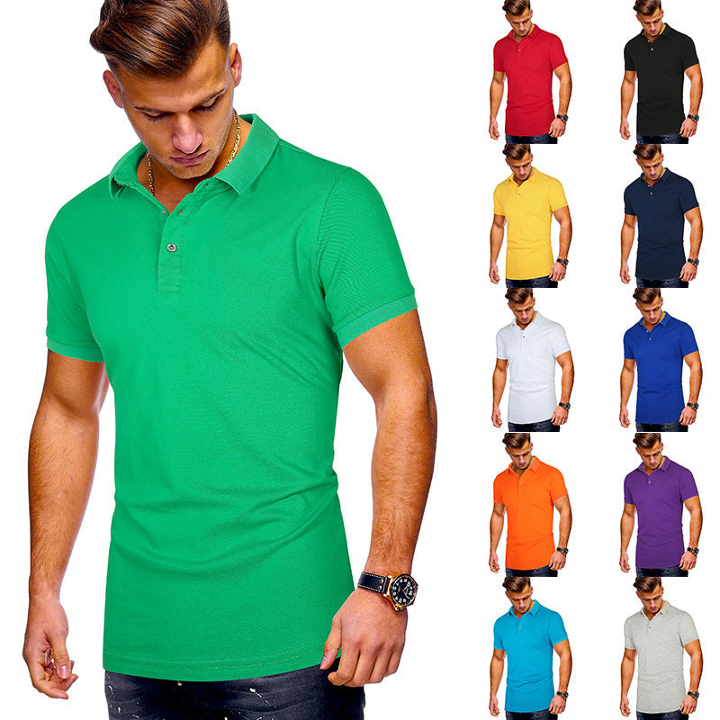 Herren Poloshirt mit hochwertigem Baumwollmix und modernem Stehkragen