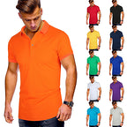 Herren Poloshirt mit hochwertigem Baumwollmix und modernem Stehkragen