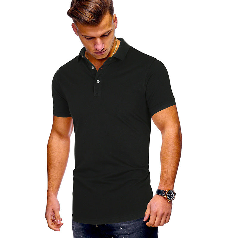 Herren Poloshirt mit hochwertigem Baumwollmix und modernem Stehkragen R&B