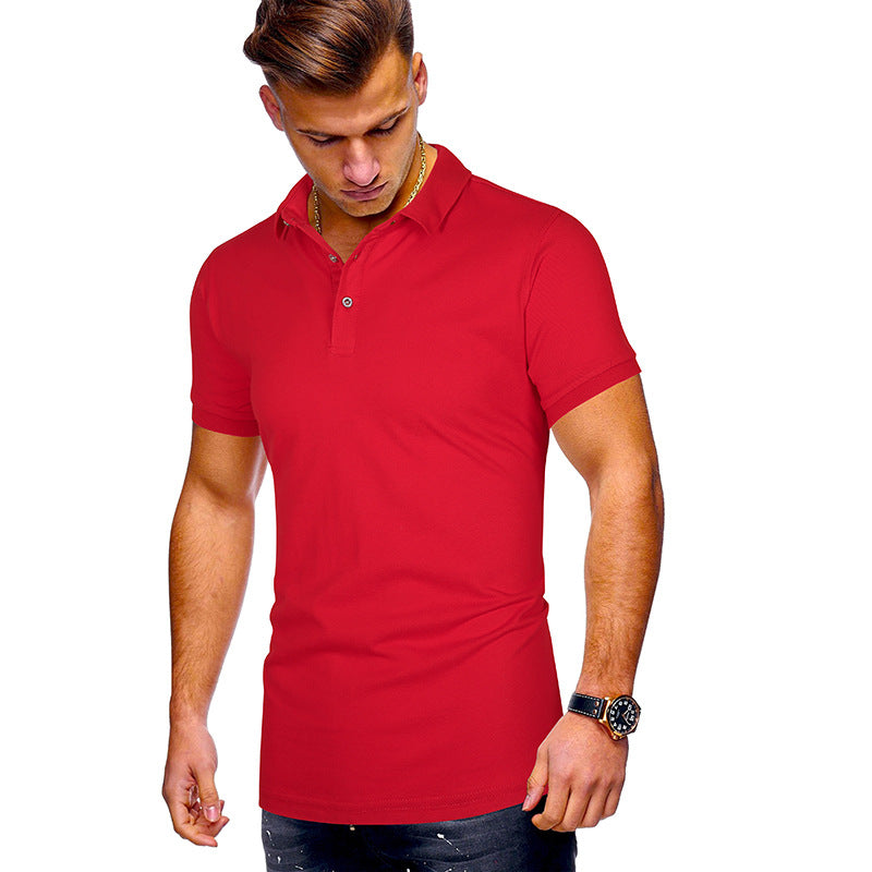 Herren Poloshirt mit hochwertigem Baumwollmix und modernem Stehkragen R&B
