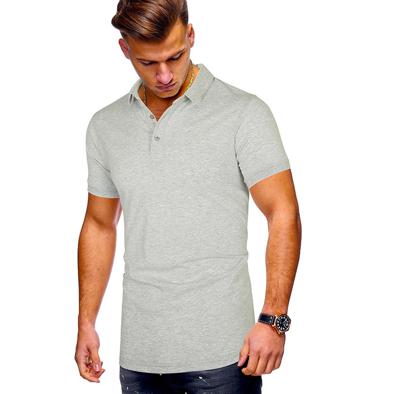 Herren Poloshirt mit hochwertigem Baumwollmix und modernem Stehkragen R&B