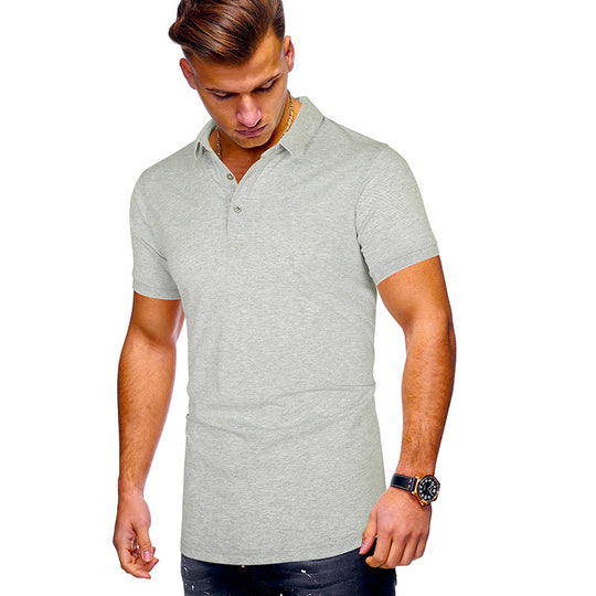 Herren Poloshirt mit hochwertigem Baumwollmix und modernem Stehkragen R&B
