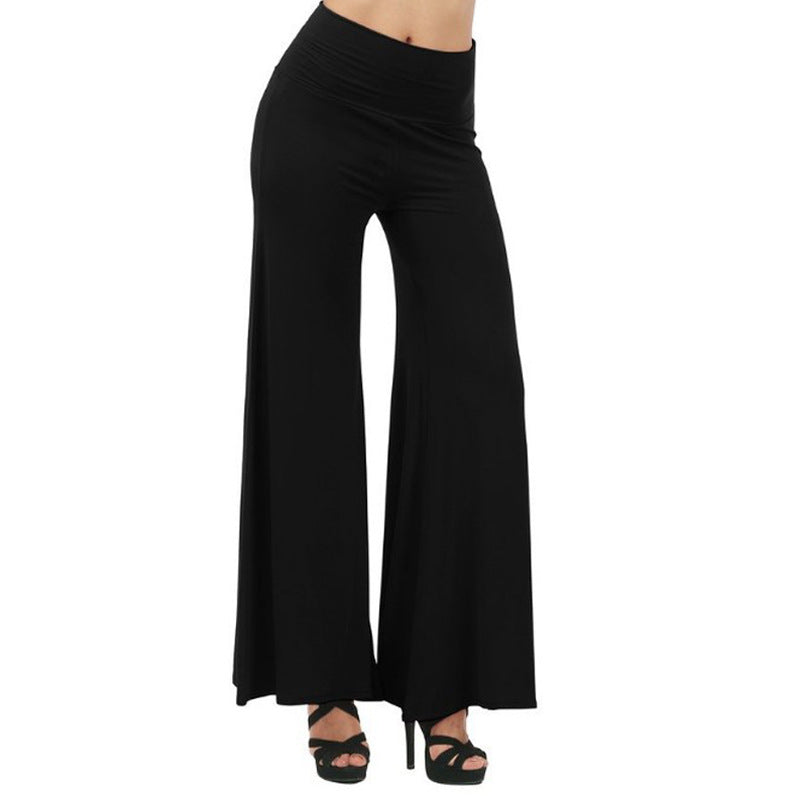 Damen Weit geschnittene Jersey-Hosen
