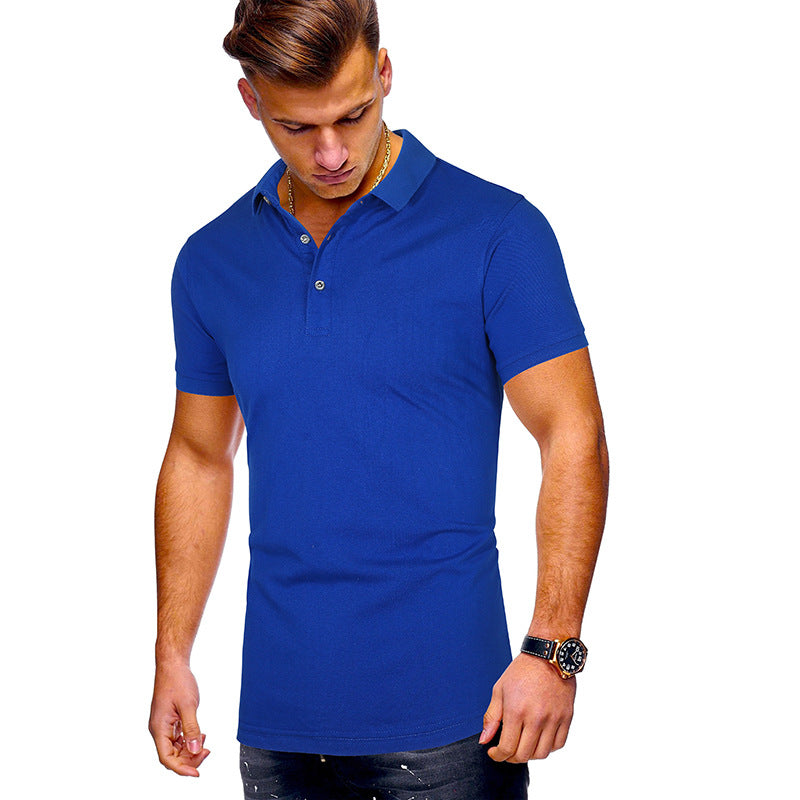 Herren Poloshirt mit hochwertigem Baumwollmix und modernem Stehkragen