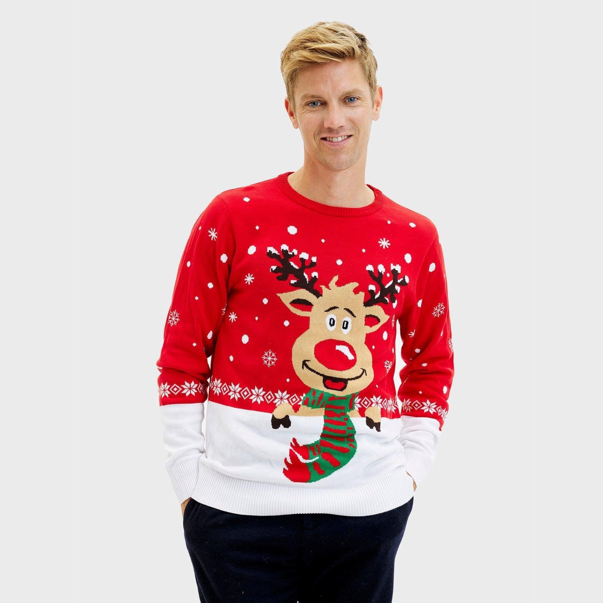 R&B | Rudolfs Weihnachts sweater rot Herren