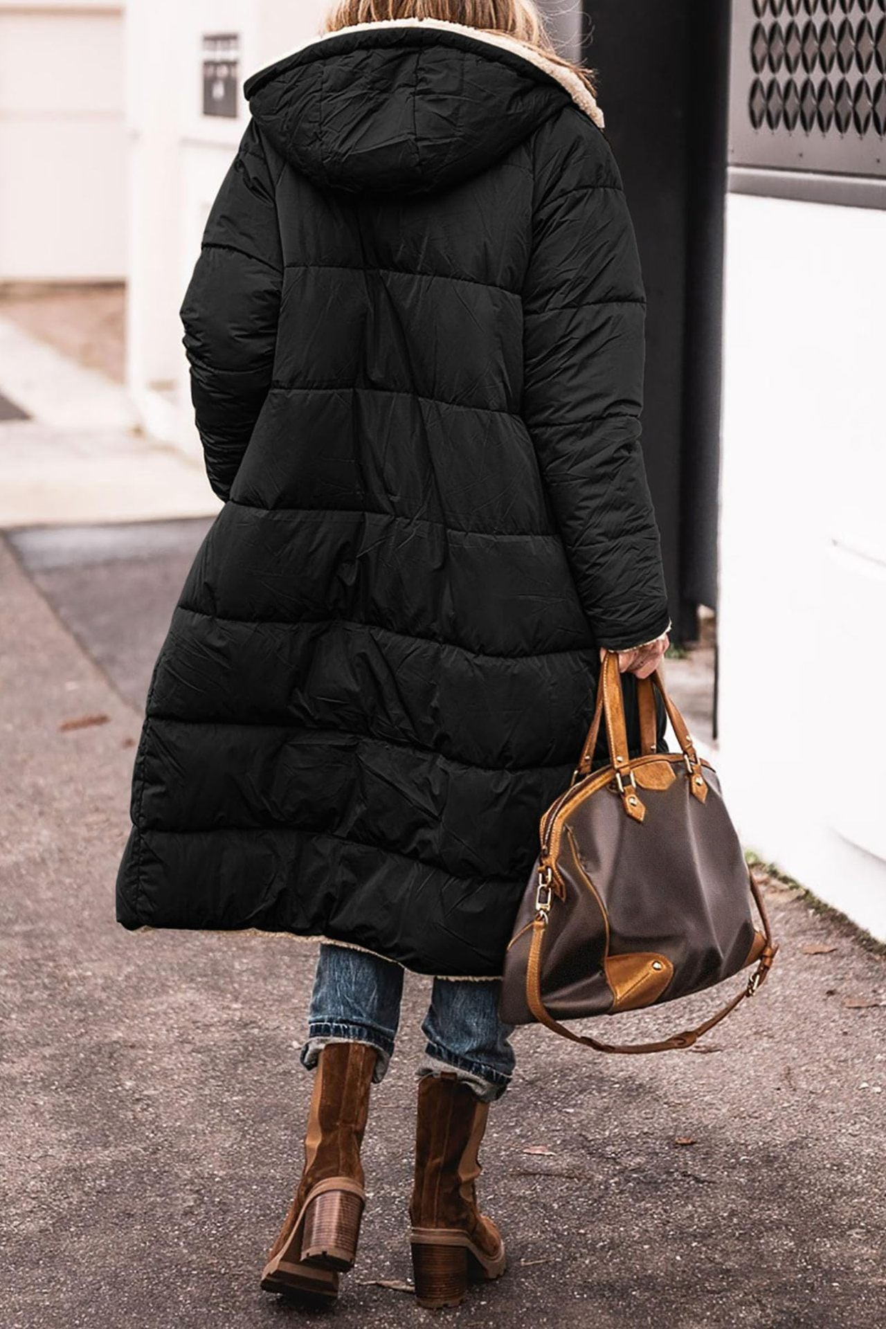R&B | Trendy beidseitige Damen Wintermantel