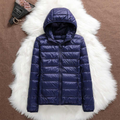 R&B | MarinR&Blaue Jacke mit Kapuze