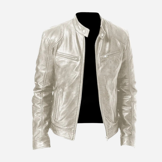R&B | Stylische Moto-Lederjacke