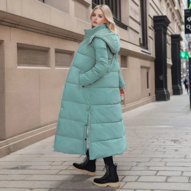 R&B | Langer Wintermantel für Damen, stilvoll und warm
