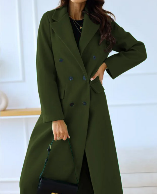 R&B | Lange Elegante Taillierte Trenchcoat Für Damen | Perfekt Für Herbst Und Winter