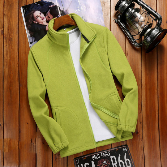 R&B | Fleecejacke Damen Reißverschluss-Fleece mit Stehkragen