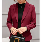 R&B | Blazer Taillierte Passform Strukturiertes Silhouette Ein Knopf Formal