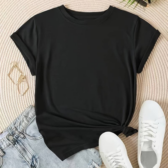 R&B | Damen Bequem T-Shirt Rundhals