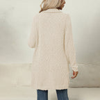 R&B | Einfarbiger Strickjacke