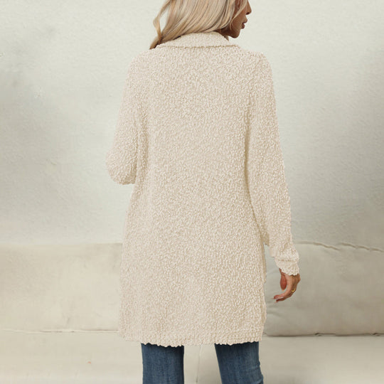 R&B | Einfarbiger Strickjacke