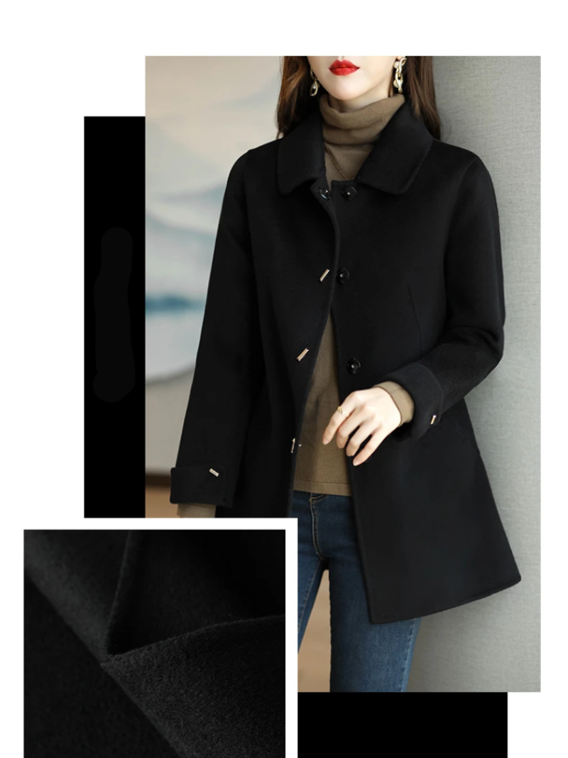 R&B | Damen Klassischer Petite Trenchcoat Mit Spitzem Kragen