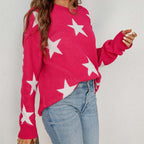 R&B | Sternstrickpullover Mit Verspieltem Muster
