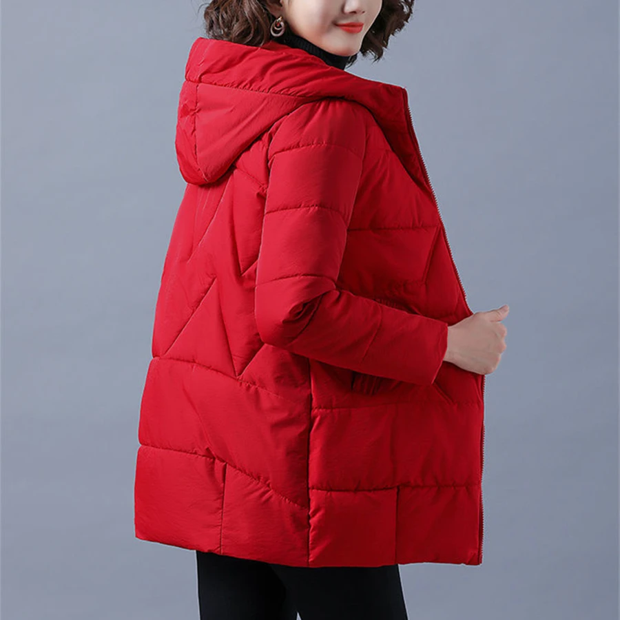 R&B | Elegante unifarbene gerippte gesteppte Jacke mit Reißverschluss ideal für Herbst/Winter