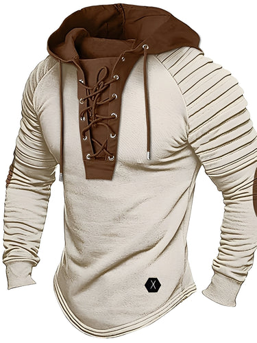 R&B | Legerer Strickpullover mit Kapuze für Herren