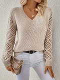 R&B | Lässiger Gestrickter Schicker Pullover