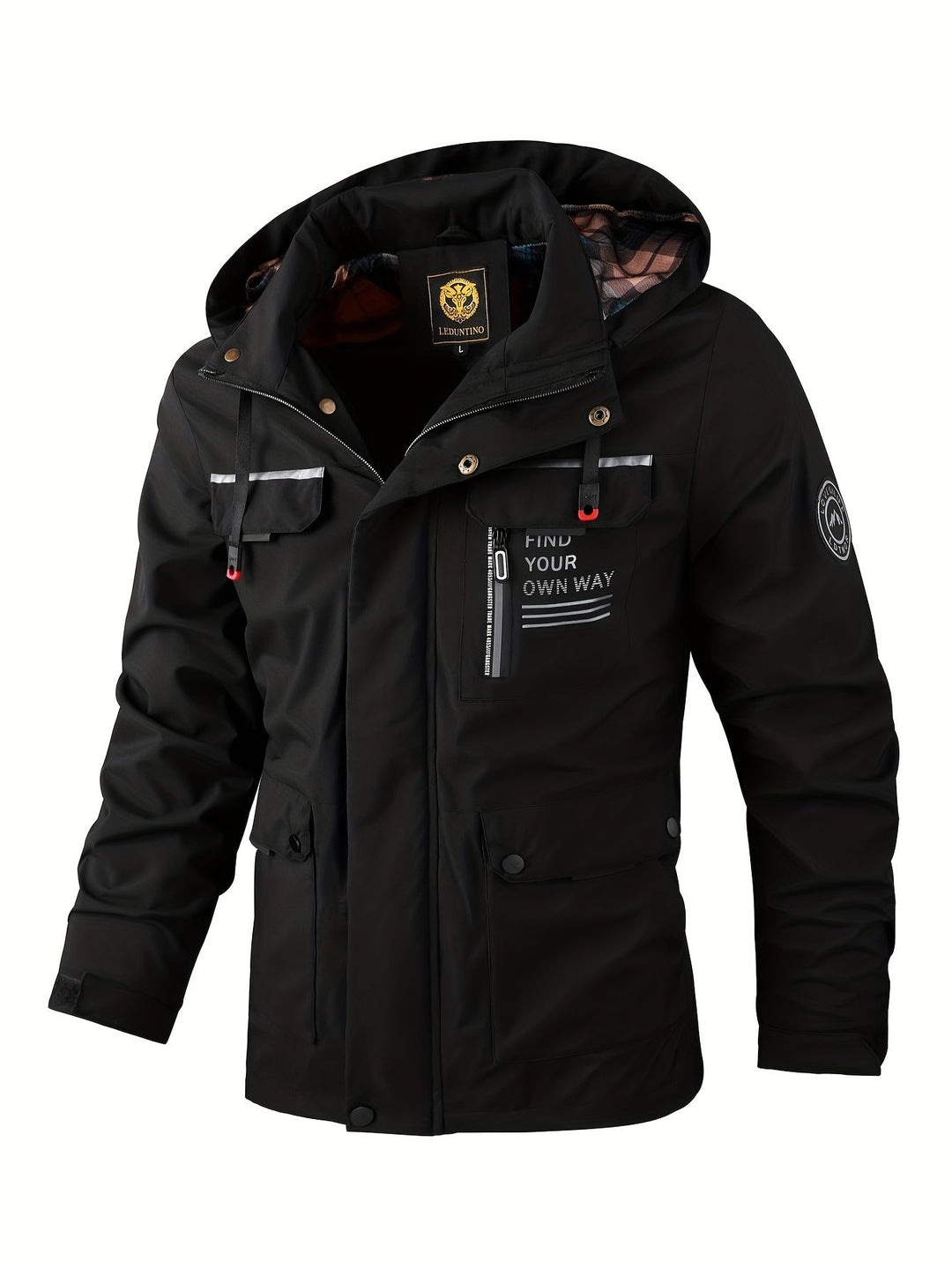 R&B | Herren Kapuzen Utility Jacke