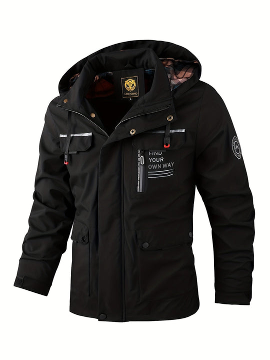R&B | Herren Kapuzen Utility Jacke