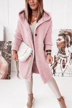 R&B | Strickjacke mit Kapuze Lockerer Schnitt Weich und Warm