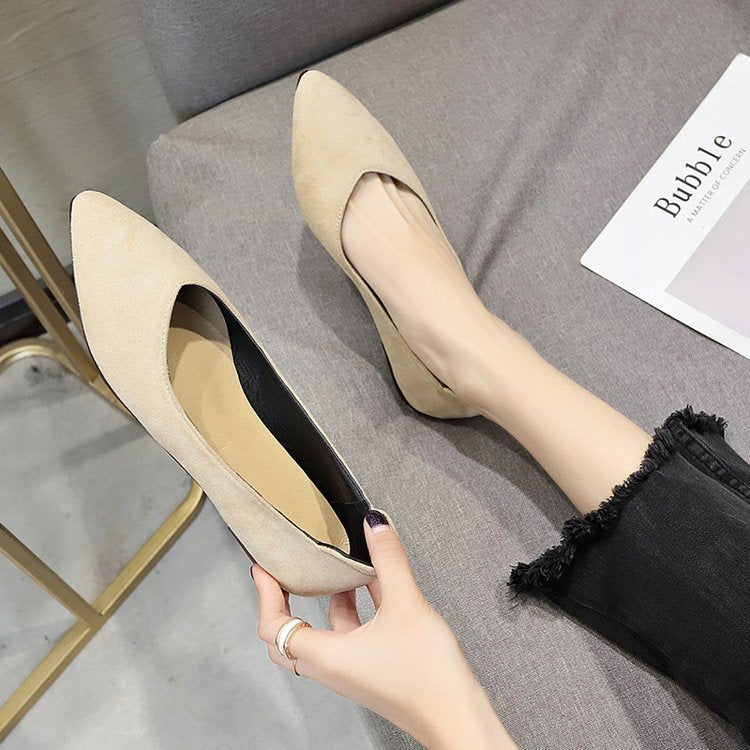 Damen elegante spitze Ballerinas R&B