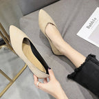 Damen elegante spitze Ballerinas