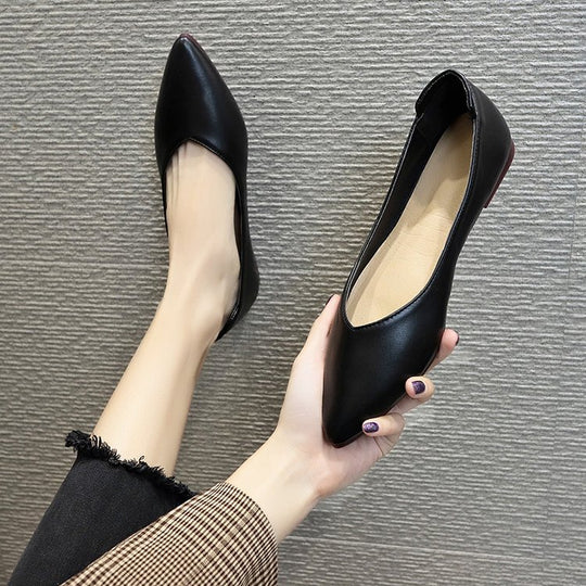 Damen elegante spitze Ballerinas R&B