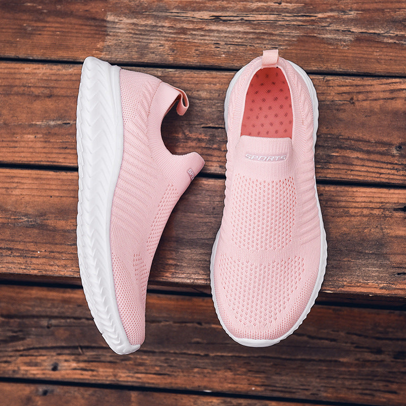 Damen Stretch-Sneakers mit atmungsaktiver Strickoberfläche R&B
