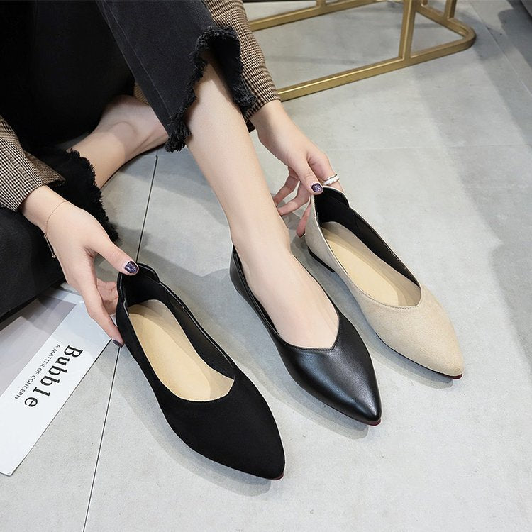 Damen elegante spitze Ballerinas R&B