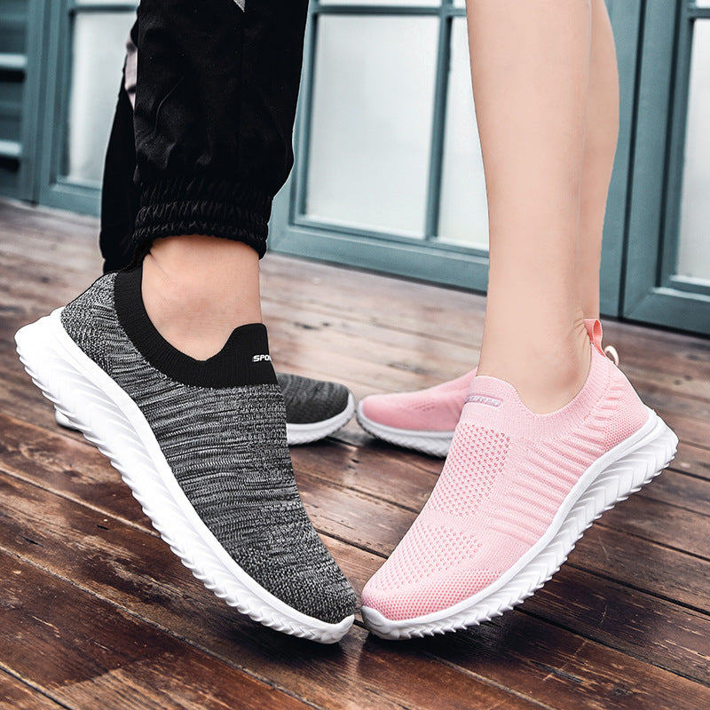 Damen Stretch-Sneakers mit atmungsaktiver Strickoberfläche R&B
